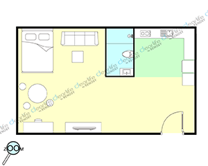 Emporium Suites by Chatrium（エンポリアム スイート バイ チャトリウム） スタジオ 85㎡ レイアウト画像