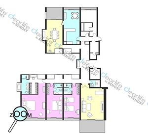 Garden Tower（ガーデン タワー） 3ベッドルーム 320㎡ レイアウト画像