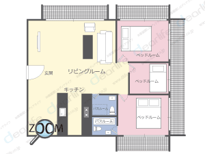 3ベッドルーム 143〜149㎡ レイアウト画像