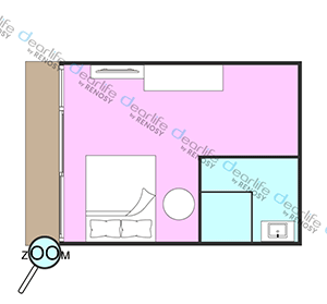 Tanida Residence（タニダ レジデンス） スタジオ 31㎡ レイアウト画像