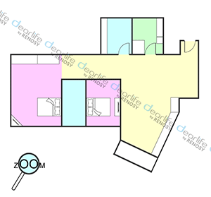 The Narathiwas Residence（ザ ナラティワート レジデンス） 2ベッドルーム 83〜115㎡ レイアウト画像